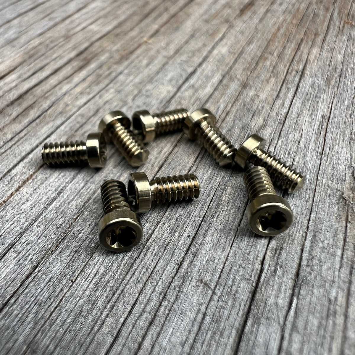 HiTex Tariff Chip Screw Set -- Titanium (x8)