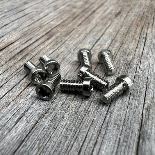 HiTex Tariff Chip Screw Set -- Titanium (x8)