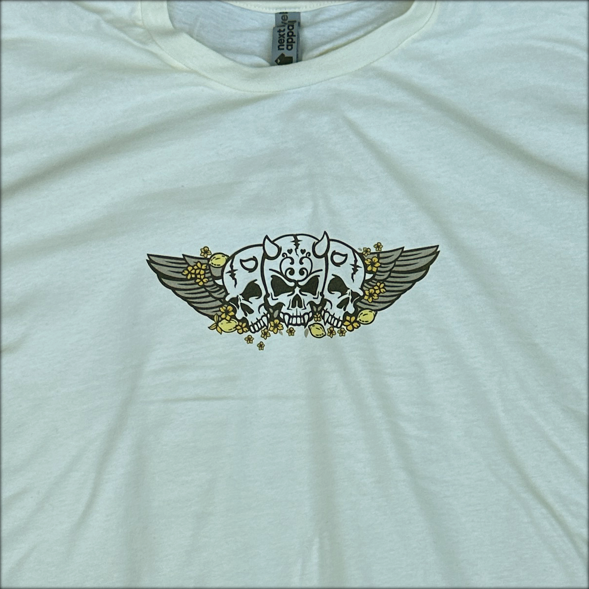 Winged Borka v2 T-Shirt - Cream