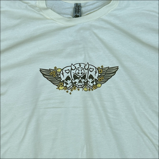 Winged Borka v2 T-Shirt - Cream