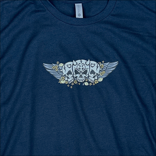 Winged Borka v2 T-Shirt - Navy